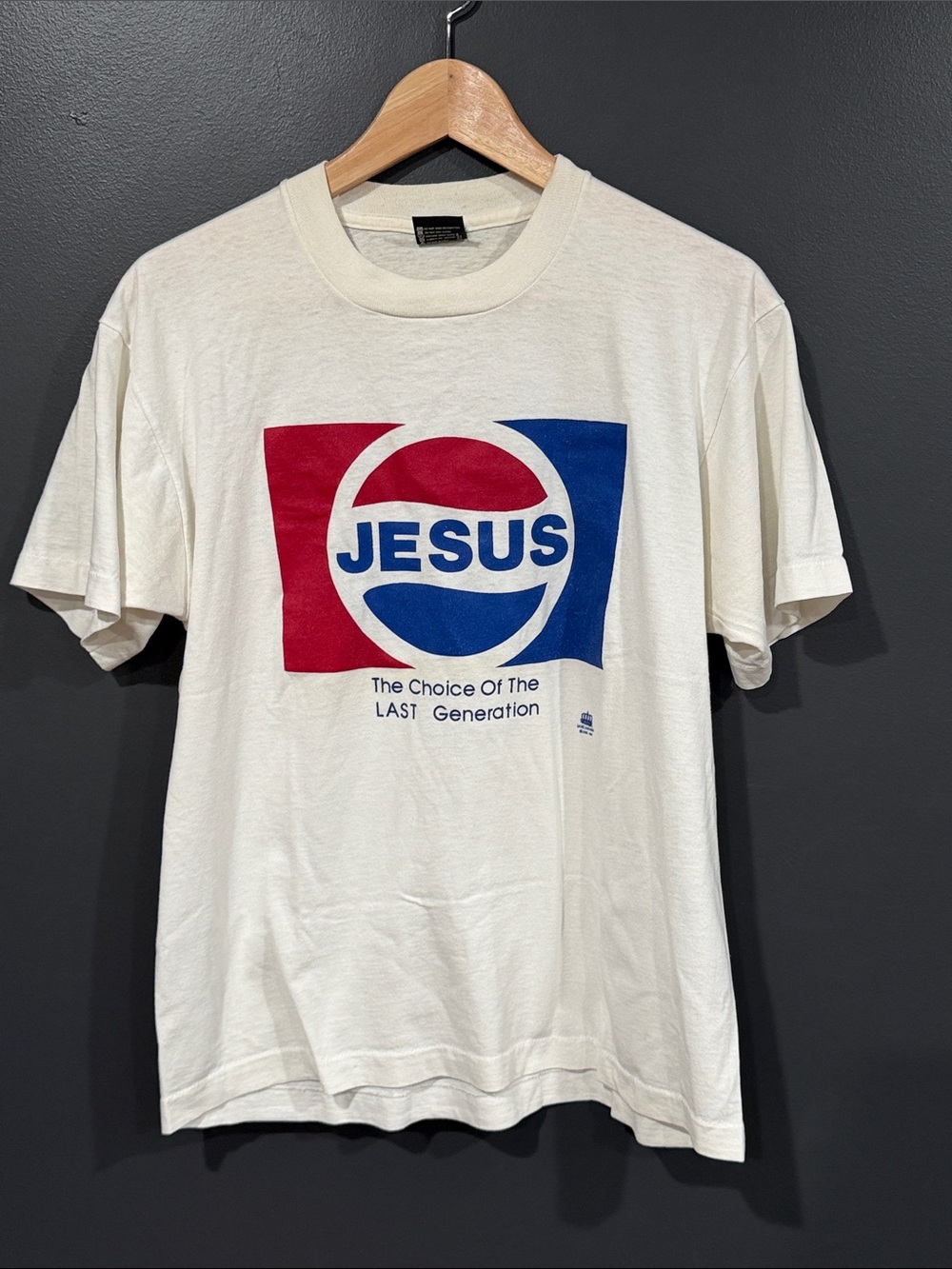 1988 Pepsi inspired Jesus Tee size Large
